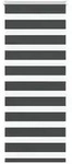 vidaXL Zebrarollo Schwarz 55x150 cm Stoffbreite 50,9 cm Polyester