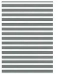 vidaXL Zebrarollo Dunkelgrau 160x230cm Stoffbreite 155,9 cm Polyester
