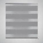 Doppelrollo Seitenzug 80 x 150 cm grau