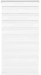 vidaXL Zebrarollo Wei&szlig; 75x150 cm Stoffbreite 70,9 cm Polyester