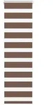 vidaXL Zebrarollo Braun 45x150 cm Stoffbreite 40,9 cm Polyester