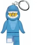 Lego Iconic Shark Suit Guy Schl&uuml;sselanh&auml;nger mit LED-Taschenlampe