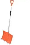 Schneeschaufel mit D-Griff Schneeb&uuml;rste, gro&szlig;e Kapazit&auml;t, abnehmbar