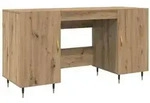 vidaXL Schreibtisch Artisan-Eiche Holzwerkstoff 140 x 50 x 75 cm