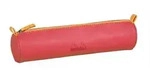 Rhodia Rhodiarama rundes Schlamperm&auml;ppchen 21,5x&Oslash;5cm Kunstleder Koralle 319010C