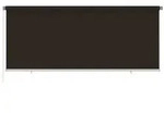 vidaXL Au&szlig;enrollo 350x140 cm Braun HDPE