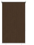 vidaXL Au&szlig;enrollo 90% UV-Block Braun 60 x 140 cm HDPE