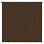 vidaXL Au&szlig;enrollo 90% UV-Block Braun 140 x 140 cm HDPE