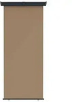 vidaXL Balkon Seitenmarkise 100% Polyester Eisen Stahl