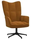 vidaXL Relaxsessel Braun Samt