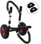 vidaXL SUP Trolley f&uuml;r Surfbrett Klappbar 45 kg Aluminium