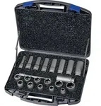 Kraftsteckschl&uuml;sselsatz 720 KLS 21 OL 21-tlg.1/2 Zoll kurz u.lang,6-kant ASW