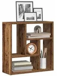 vidaXL Wandregal Altholz-Optik 45x16x45 cm Holzwerkstoff