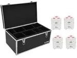 EUROLITE Set 4x AKKU TL-3 TCL wei&szlig; + Case TDV-1