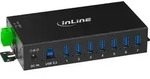 InLine USB 3.2 Gen.1 Industrie-Hub - 7 Port - Aluminiumgeh&auml;use - mit Netzteil