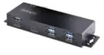StarTech.com 7-Port USB-C Hub, Industrieller USB-Hub mit 10Gbps und Netzteil, 5x