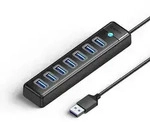 Orico USB 3.0 Hub 7-Port mit USB-C Stromanschluss 5 Gbit/s 1m Kabel