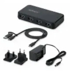 StarTech.com 4-Port USB-A Hub, 5Gbps, Eigenstromversorgung, 2-in-1 USB-C & USB-A