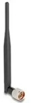 Delock WiFi 7 Antenne N Stecker 2 3 dBi 20,6 cm omnidirektional mit Kippgelenk und