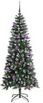 vidaXL K&uuml;nstlicher Weihnachtsbaum mit 150 LEDs mit St&auml;nder Gr&uuml;n 150 cm