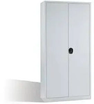 Fl&uuml;gelt&uuml;renschrank H1950xB935xT400mm lichtgrau/lichtgrau 4 BD C+P