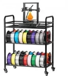 VEVOR Filament Lagerregal f&uuml;r 3D-Drucker, 3 Ebenen, 680 x 400 x 880 mm,