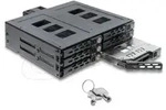 Delock 5.25&prime;&prime; Wechselrahmen f&uuml;r 6 x 2.5&prime;&prime; SATA oder SAS HDD / SSD mit
