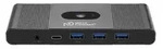 MicroConnect KVM / Video / Audio Switch - 3x SuperSpeed USB 3.0 + 3 x USB-C + 2