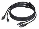 StarTech.com 6ft (1.8m) DisplayPort and USB 5Gbps KVM Cable - Tastatur- / Video-