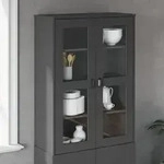 vidaXL Aufsatz f&uuml;r Highboard VIKEN Anthrazit Holzwerkstoff