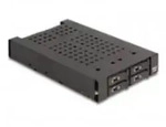 Delock 3.5 Wechselrahmen f&uuml;r 4 x M.2 NVMe SSD mit OcuLink SFF-8612 Anschluss