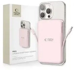 Powerbank Tech-Protect PB31 LifeMag MagSafe 10000 mAh - rosa