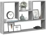 vidaXL Wandregal Grau Sonoma 99x15x60 cm Holzwerkstoff
