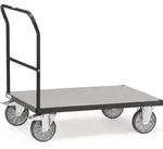 Plattformwagen Ladefl&auml;chen L1000xB600mm Stahlrohr/Profilstahl grau Trgf.600 kg