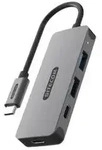 USB-C zu 2x USB-A + 2x USB-C Hub &ndash; Daten&uuml;bertragung & Stromversorgung, 15?cm,