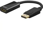 Goobay DisplayPort 1.2 Adapterkabel, DP Stecker auf HDMI Buchse, 4K 60Hz, vergoldet,