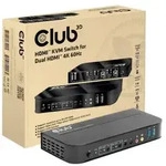 Club 3D CSV-1382 - KVM-/Audio-Switch - 2 x KVM/Audio - 1 lokaler Benutzer - Desk