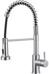 Wasserhahn K&uuml;che mit Brause Ausziehbar Edelstahl 304 3 Modi Spiral