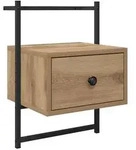 vidaXL Nachttisch Artisan-Eiche 35 x 30 x 51 cm Holzwerkstoff