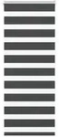 vidaXL Zebrarollo Schwarz 65x100 cm Stoffbreite 60,9 cm Polyester