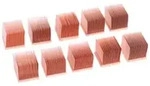 Alphacool 17427, K&uuml;hlk&ouml;rper, Kupfer, Kupfer, 14 mm, 14 mm, 10 St&uuml;ck(e)