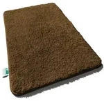 FLOORDIREKT Badematte Sky - Flauschiger Badvorleger mit dichtem Flor - Rund -...