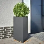 vidaXL Pflanzk&uuml;bel 2 Stk. Anthrazit Dreieckig 50x43x75 cm Stahl