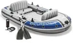 Intex Schlauchboot mit Rudern und Pumpe Excursion 4 Set 68324NP