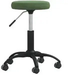 vidaXL Massagehocker Samt Dunkelgr&uuml;n