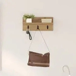vidaXL Wandmontierter nachttisch Artisan-Eiche 40 x 10,5 x 18 cm