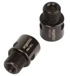 "ergotec Pedalachsverl&auml;ngerung Edelstahl f&uuml;r 9/16", schwarz (1 Paar)"