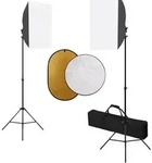 vidaXL Fotostudio-Set mit Softboxen und Reflektor