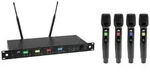 OMNITRONIC UHF-604 4-Kanal Funkmikrofon-System 823-832/863-865 MHz