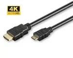 4K HDMI A-C Kabel, 5m vergoldeter Stecker mit